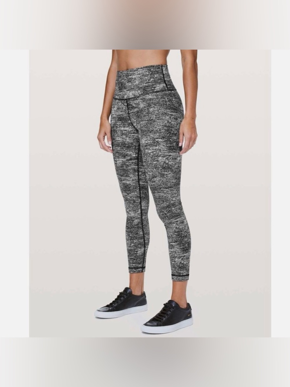 Lululemon Wunder Under High Rise Rush Jacquard Leggings